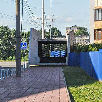 Южная стена конструкции воздухозаборника